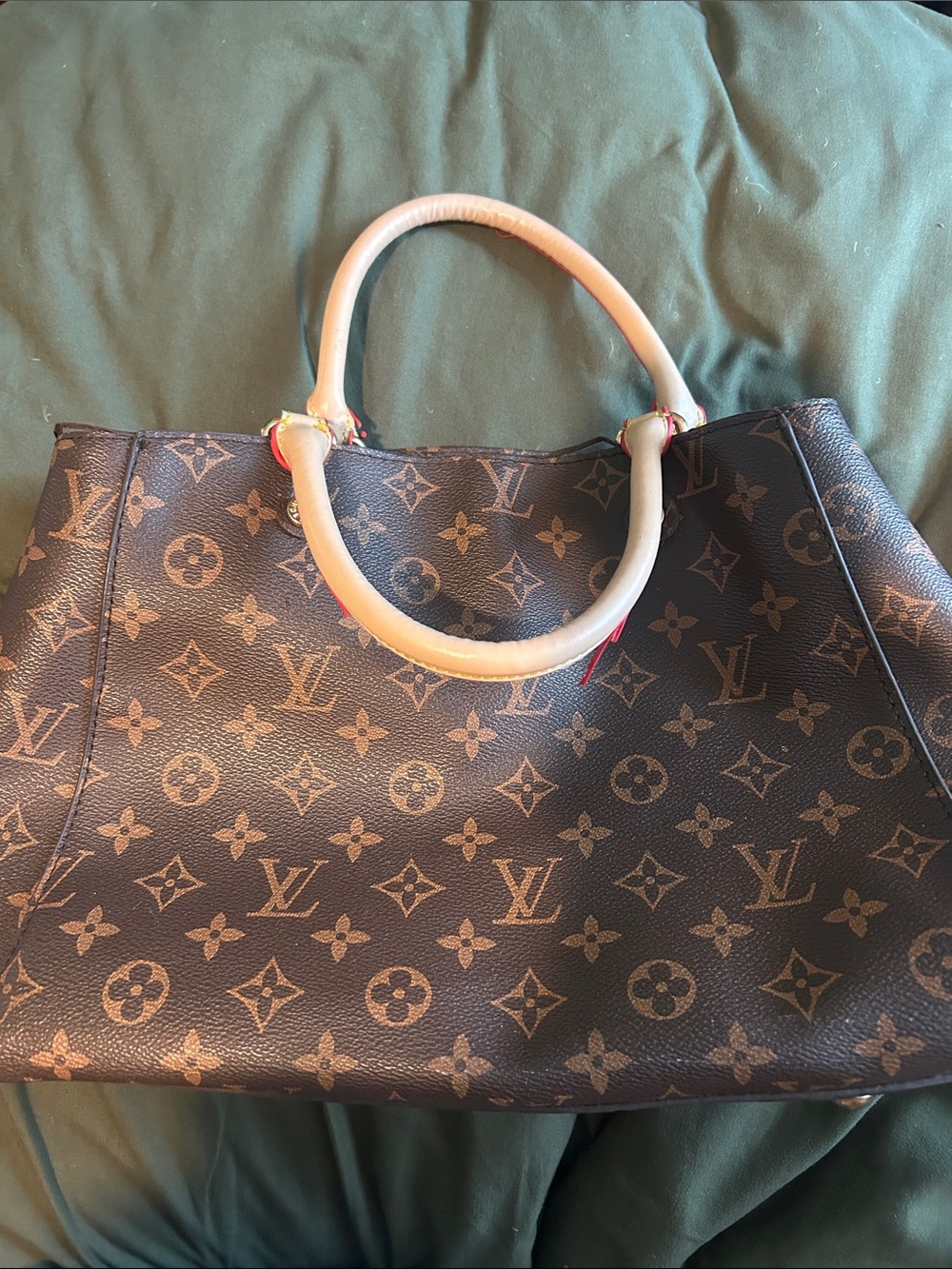 Louis Vuitton Monogram Canvas Tote in Brown